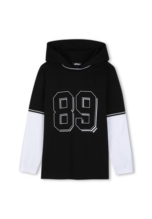 DKNY, TEE-SHIRT FANTAISIE - Sweat à capuche - black