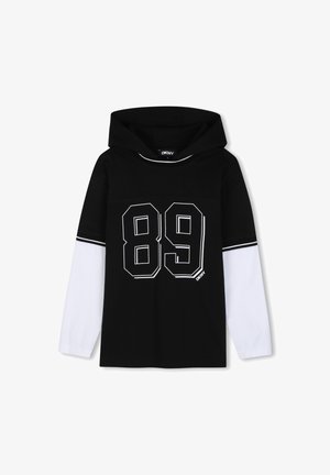 DKNY, TEE-SHIRT FANTAISIE - Sweat à capuche - black