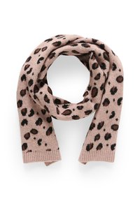 Šalle - ash rose mel. animal pattern