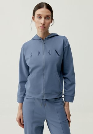 ABBIE - Sweat zippé - azul oscuro