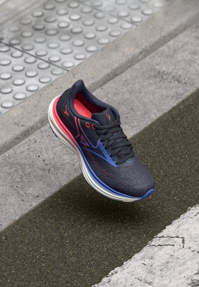 WAVE RIDER 29 - Chaussures de running sur route - odyssey gray/iris bloom/calypso coral