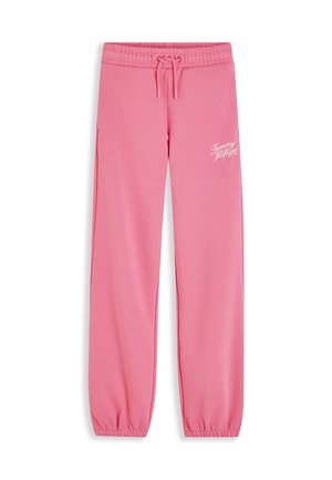 Tommy Hilfiger, TOMMY SCRIPT SWEATPANTS - Pantaloni sportivi - exotic pink