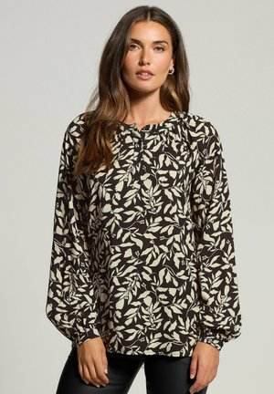 PLACKET - Bluse - jet black
