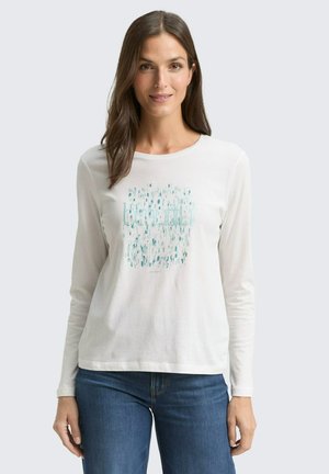 MIT PRINT - Longsleeve - whisper white