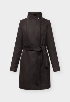 Vero Moda, VMTWODOPE BELT JACKET - Зимно палто - chocolate torte