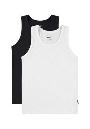 JAYDEN 2-PACK - Aluspaita - black/white