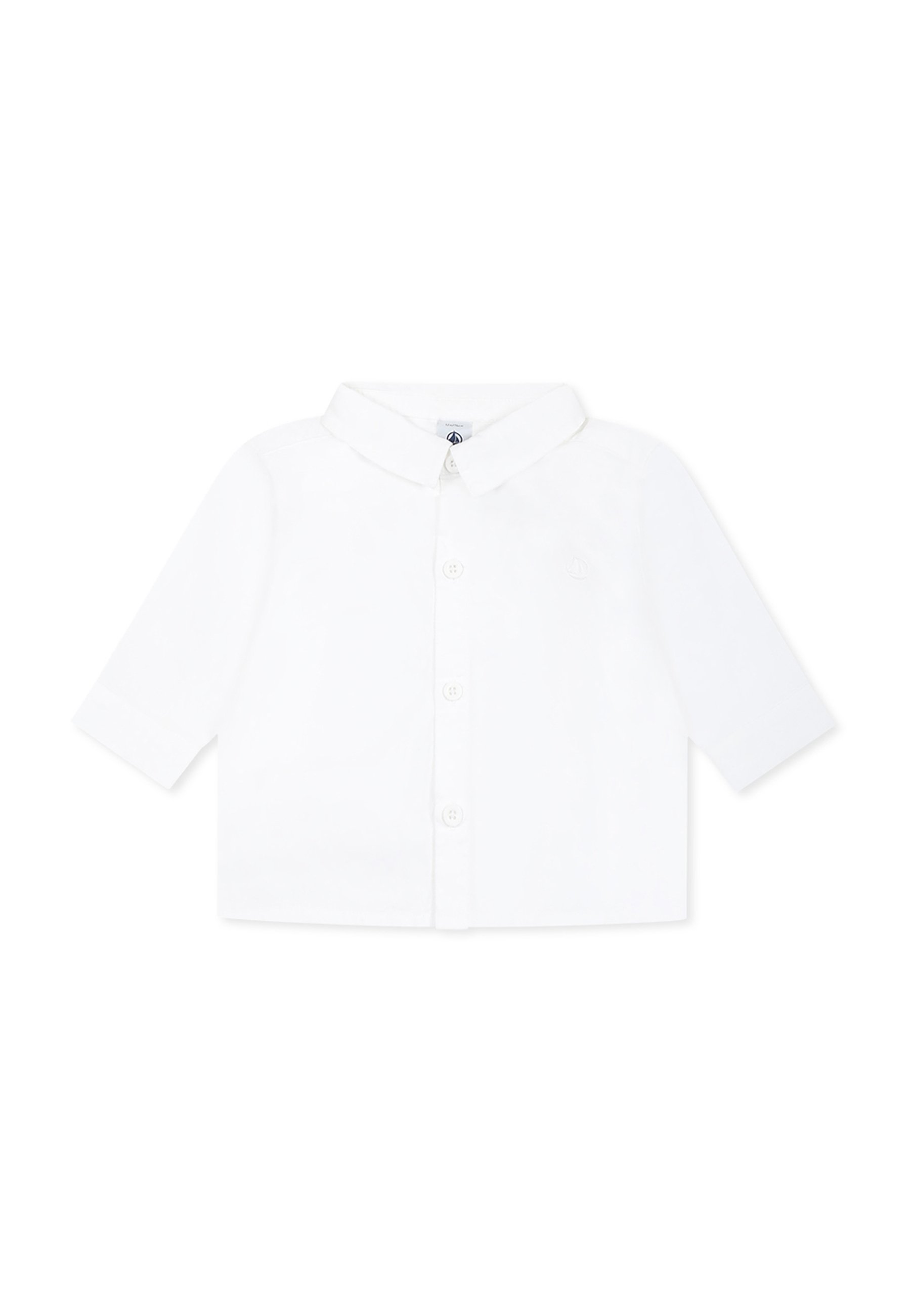 Camicetta Maniche Corte Petit Bateau Per Bimba - 100% Cotone, Collo Coreano, Morbida E Comoda