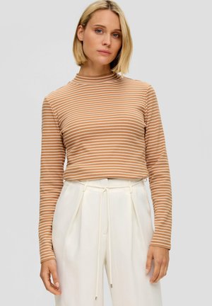 s.Oliver BLACK LABEL AUS STRETCH - Longsleeve - beige