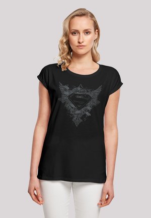 DC COMICS SUPERMAN MY FATHER, MY HERO - Print T-shirt - black