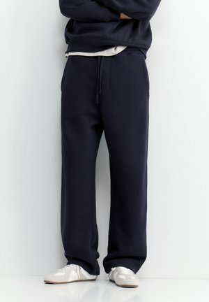 PULL&BEAR BAGGY - JOGGERS - Pantalon de survêtement - dark blue