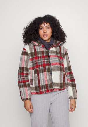 Noisy May Curve NMNICHELA JACKET - Φλις μπουφάν - molten lava