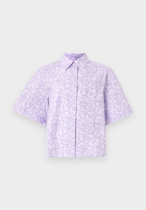 Marimekko STANDARDI PIIRTO UNIKKO - Button-down blouse - lilac/dark lilac