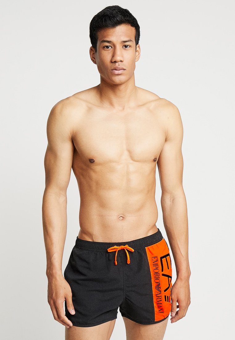 Ea7 Emporio Armani Sea World Visibility Shorts Da Mare Nero Zalando It