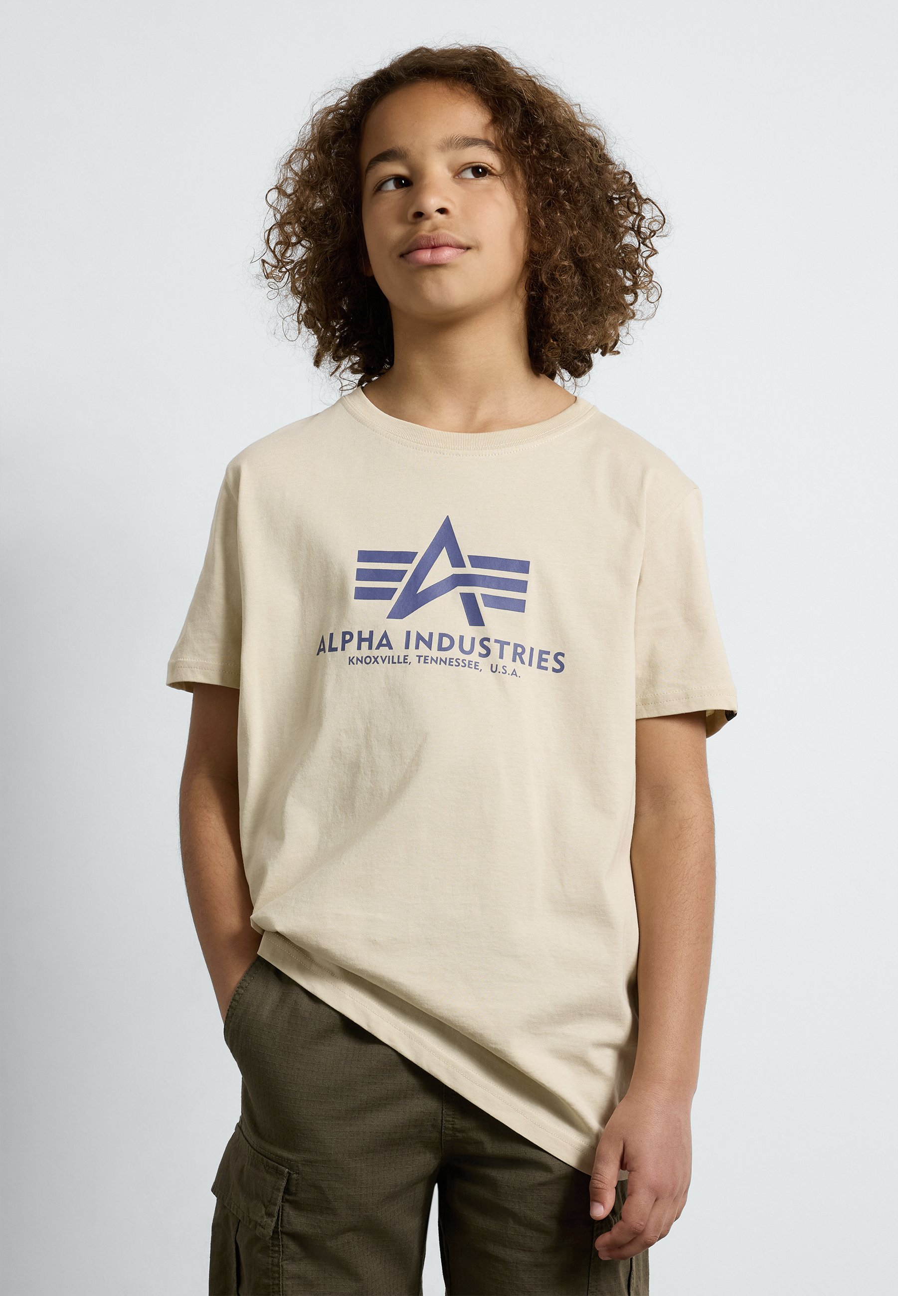 Alpha Industries Camiseta Estampada - Dark Petrol/azul Petróleo