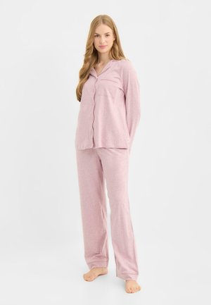 SCALLOP TRIM SET - Nattøj sæt - pink