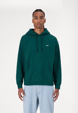 ESTABLISHED WORKS BOLD HOOD UNISEX - Sweatshirt - rain forest