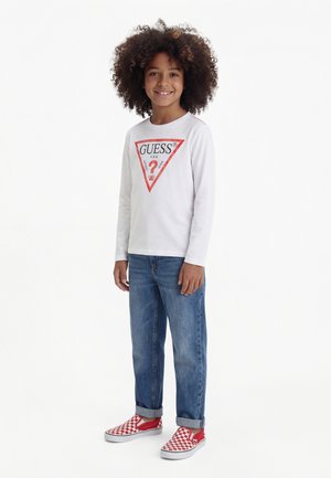 Guess JUNIOR CORE - Μπλούζα με μακριά μανίκια - pure white