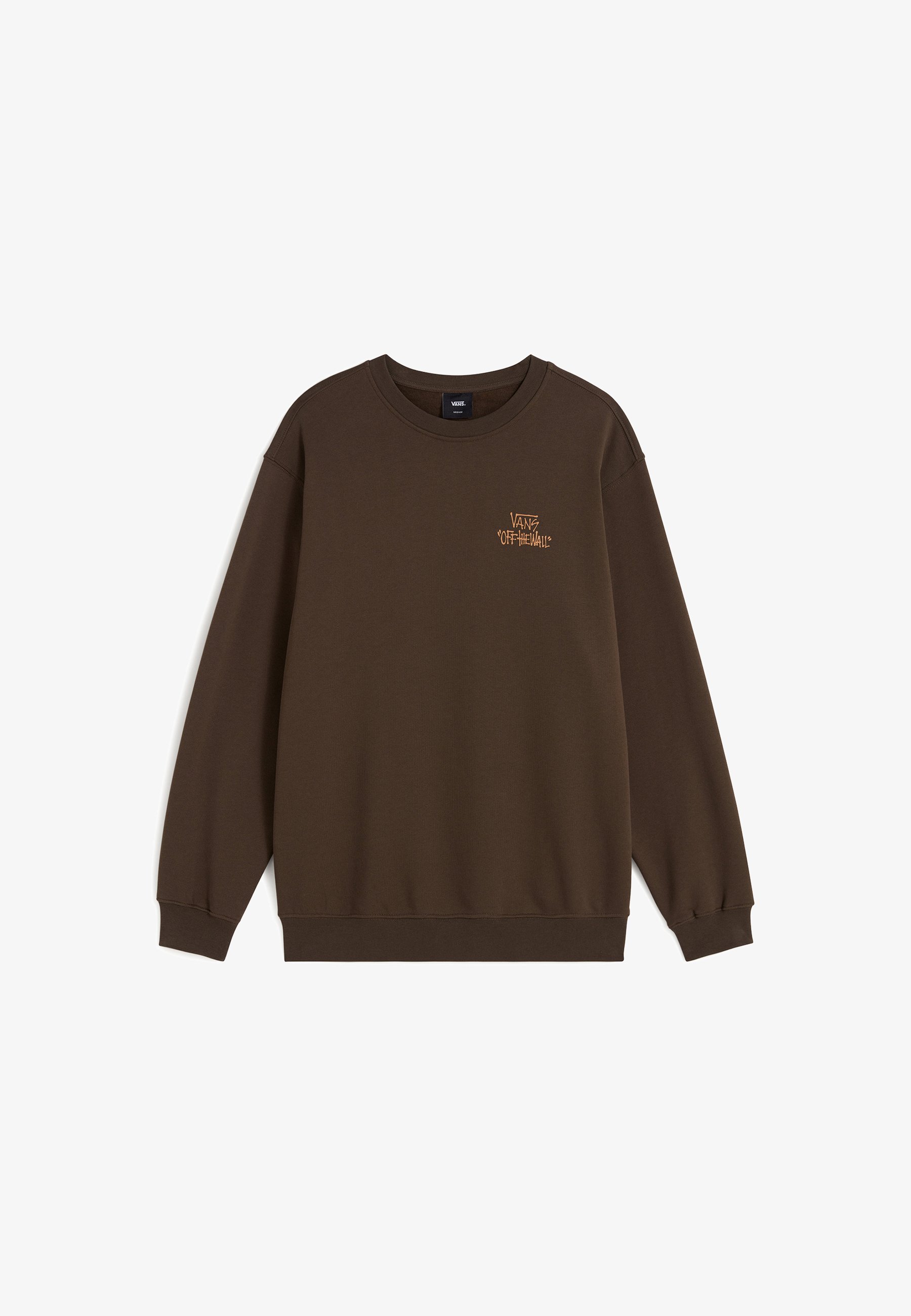 Vans STOMPER LOOSE FIT CREW NECK Sudadera dark brown/marrón