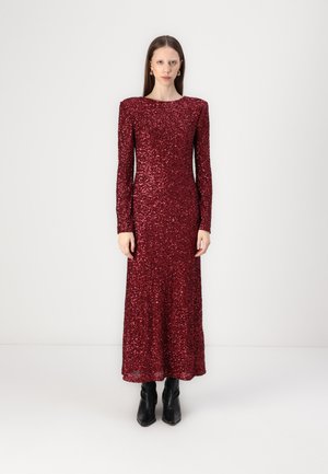 SEQUINS DRESS - Gallakjole - tawny port