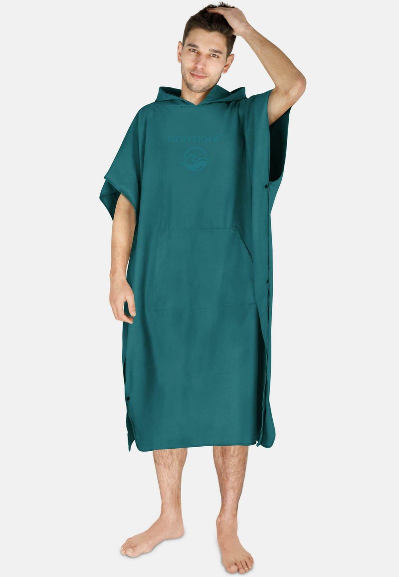 Normani Bademantel - petrol