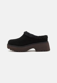 UGG NEW HEIGHTS COZY - Ciabattine con tacco - black