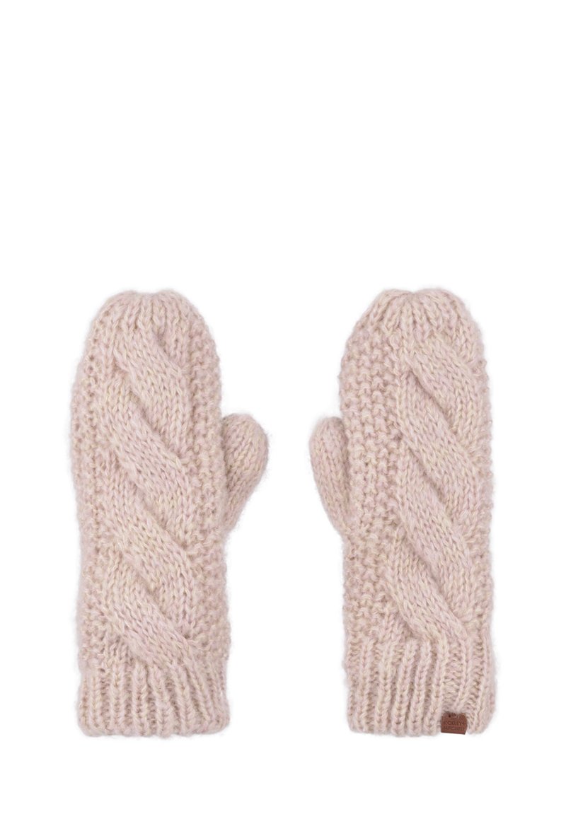 Bickley+Mitchell Mittens - lt pink twist