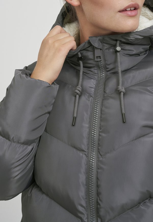 OXNAARA - Winter coat - iron gate4