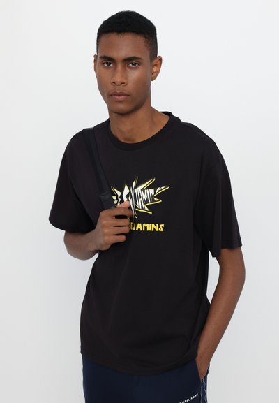 Les Benjamins SHORT SLEEVE TEE UNISEX - Μπλουζάκι με στάμπα - noir