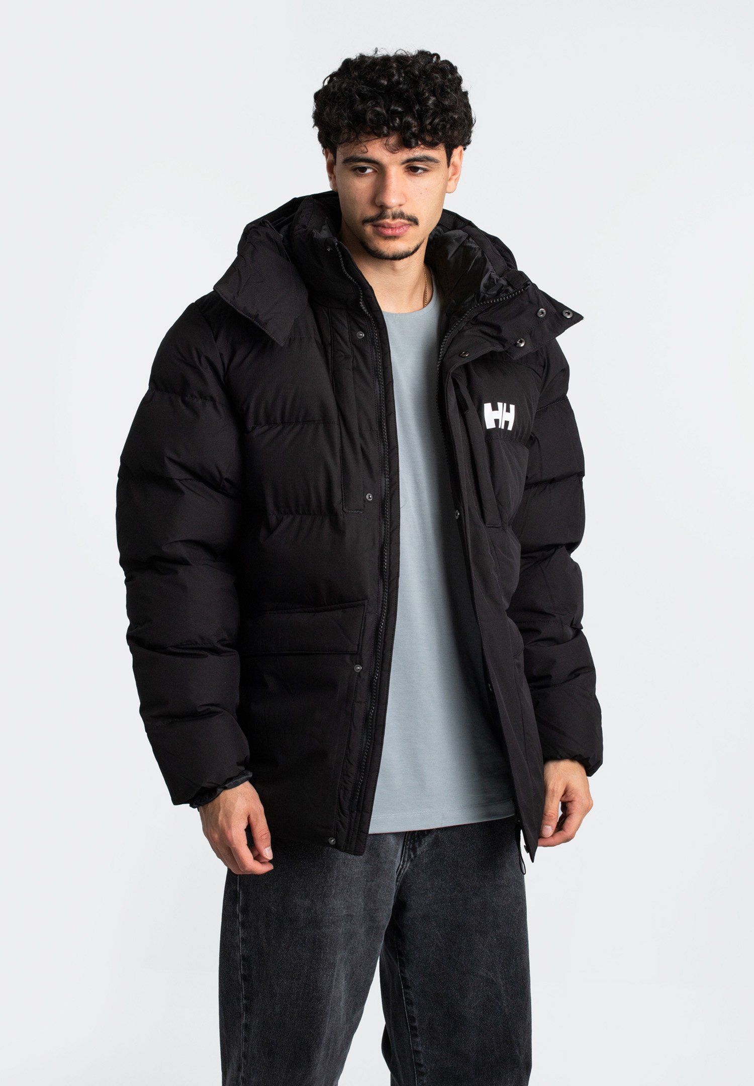 Helly Hansen EXPLORER PUFFY - Winter jacket - black - Zalando