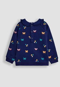 JoJo Maman Bébé EMBROIDERED COLLAR-REGULAR FIT - Melegítőfelső - navy