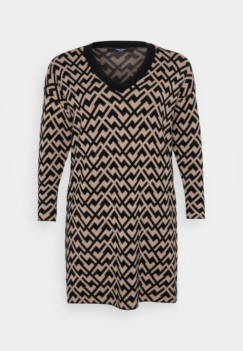 Vero Moda Curve Gebreide jurk zwart Vero Moda Curve Gebreide jurk zwart