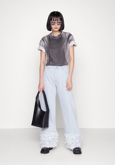 DL1961 ZOIE WIDE LEG RELAXED VINTAGE - Flared jeans - light-blue denim