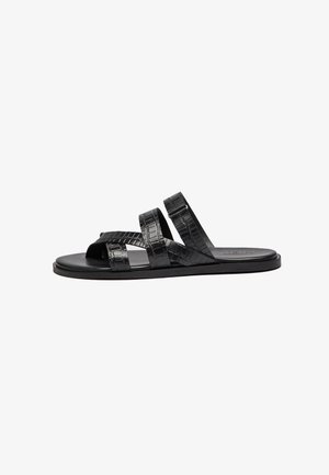 LEATHER - Zehentrenner - black