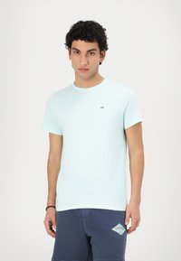 Tommy Jeans SLIM TEE - T-shirt - bas - spring mint