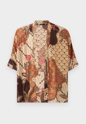 Origin Of Hearts LA PALMA KIMONO UNISEX - Giacca leggera - red/brown