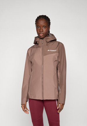 Adidas Terrex RAIN  - Regnjacka - trace brown/earth strata