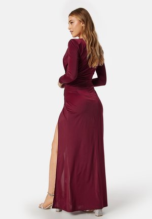 Bubbleroom SLIT V-NECK STRETCHY GOWN - Abiti per occasioni speciali - mauve