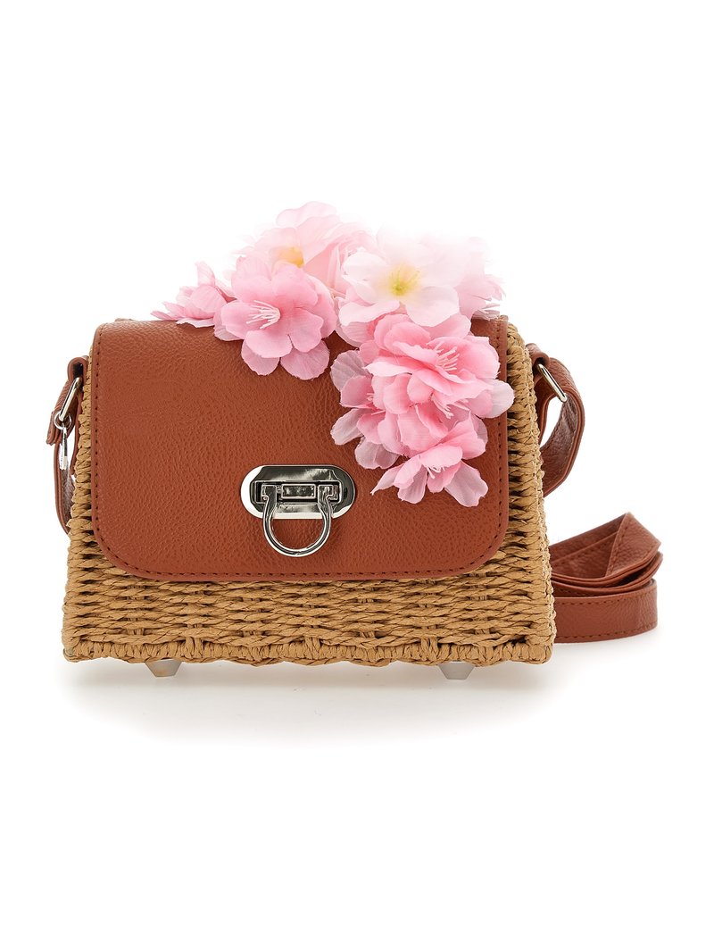 Monnalisa - BAG INTRECCIO SPALMATO  - Bandolera - beige, Ampliar