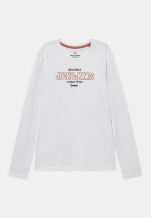 JORSURFACE BRANDING TEE O-NECK JR - Bluzka z długim rękawem - bright white