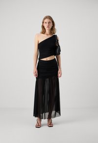 Gestuz MESSI LONG SKIRT - Maxi szoknya - black