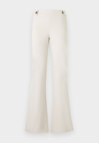 MAELICE BUTTONS FLARE PANT - Bukse - muted stone