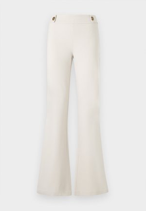 Guess MAELICE BUTTONS FLARE PANT - Trousers - muted stone