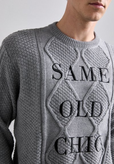 MOSCHINO MAGLIA - Strickpullover - grigio