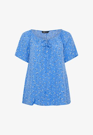 Yours Clothing, PLUS SIZE BLOUSES & SHIRTS - Pusero - blue