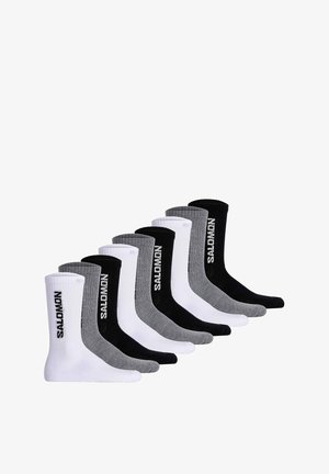 Salomon 9 ER PACK - Calze sportive - schwarz weiß grau