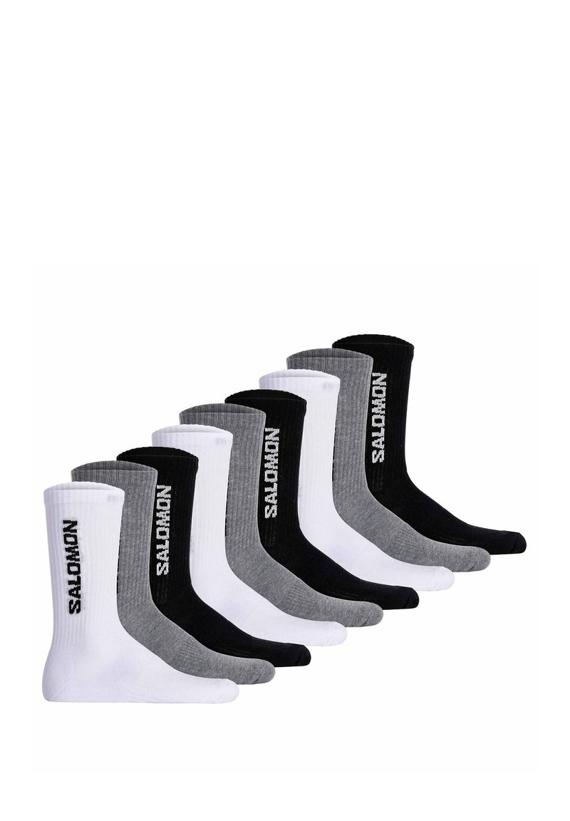 Salomon 9 ER PACK - Sportsstrømper - schwarz weiß grau