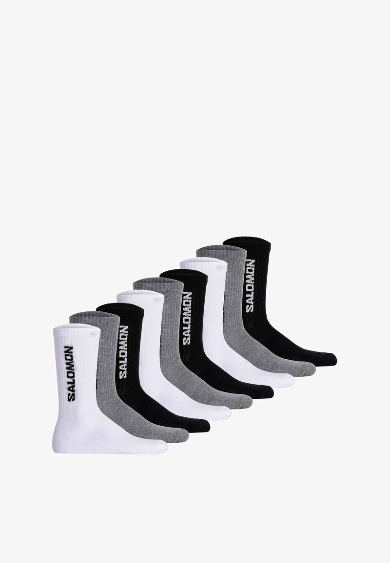 Salomon 9 ER PACK - Calcetines de deporte - schwarz weiß grau