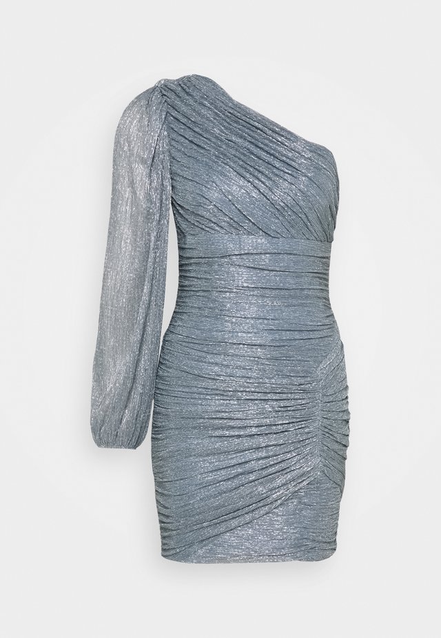 ONE SHOULDER DRESS - Sukienka koktajlowa - shadow blue