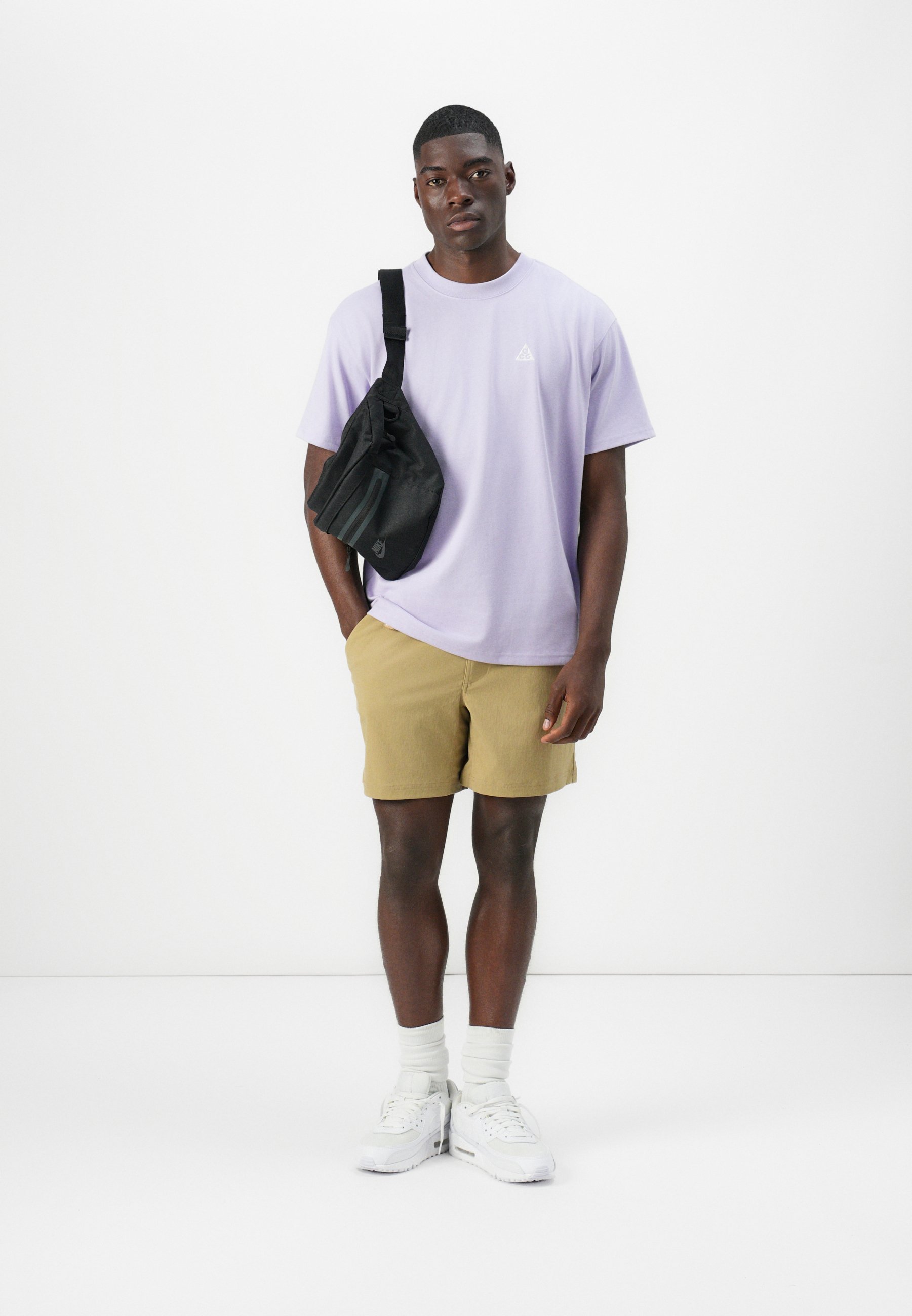 Nike ACG HIKE - Shorts - parachute beige/college grey/summit white