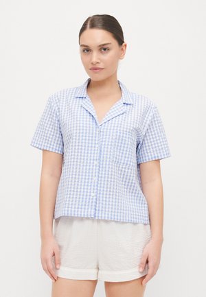 JACKET CHECK - Bluză de pijama - blue